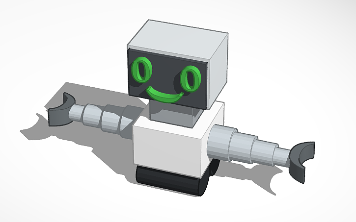 3D design Robot Helper - Tinkercad