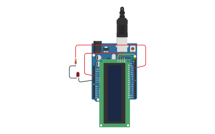 Circuit design Copy of Aula 7 - sensor reed 2 - Tinkercad