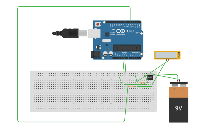 Circuit design SWITCHING - Tinkercad