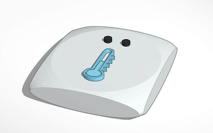 3D design Sensor de temperatura - Tinkercad