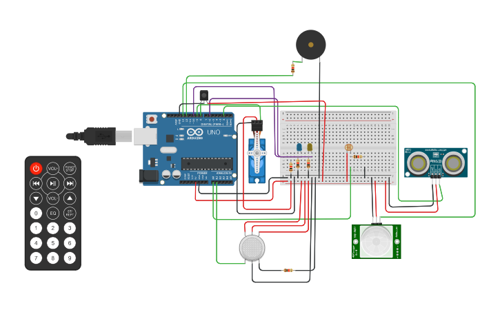 Circuit design Arduino Project - Tinkercad