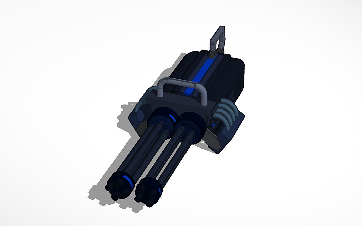 3D design TDS minigun (Tower Defense Simulator) - Tinkercad