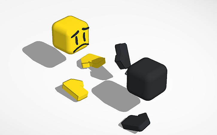 Cube Runners Player Model Rig 3D design cube runners vr - Tinkercad