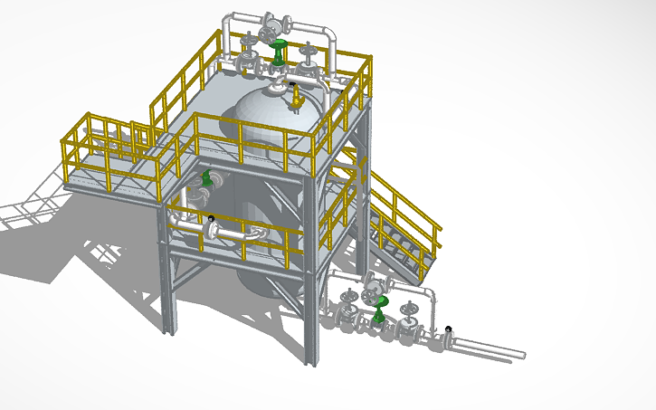 3D design Reactor - Tinkercad
