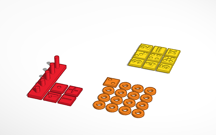 3D design Material Ludico - Tinkercad