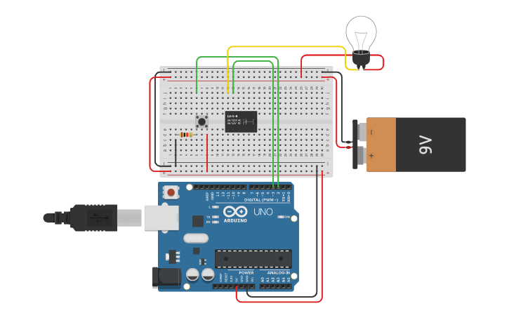 Relay Module In Tinkercad Circuit design Relay - Tinkercad