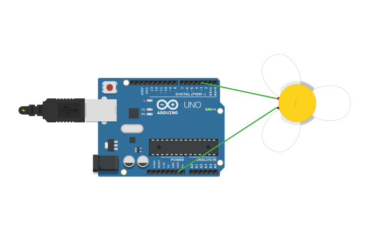 Dc Fan Design Circuit design 09. DC Fan - Tinkercad