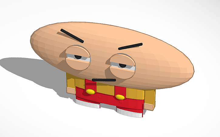 3D design Lil stewie 🔥 🔥 🔥 - Tinkercad