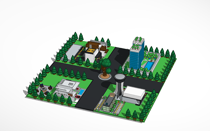 3D design Town - Tinkercad