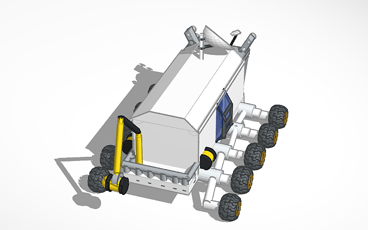 3D design Mars Rover - Tinkercad