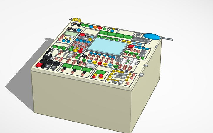 3D design PLC Trainer - Tinkercad