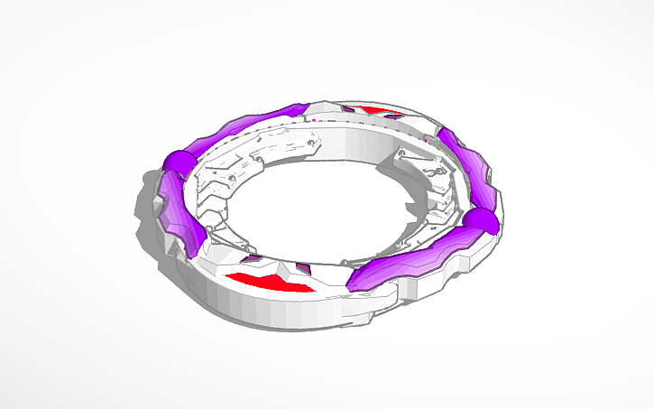 3D design Overwhelming Defence! Dawn Blade [Beyblade Burst DB] - Tinkercad