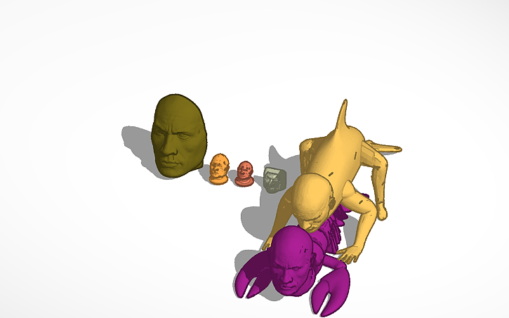 3D design rock collection - Tinkercad