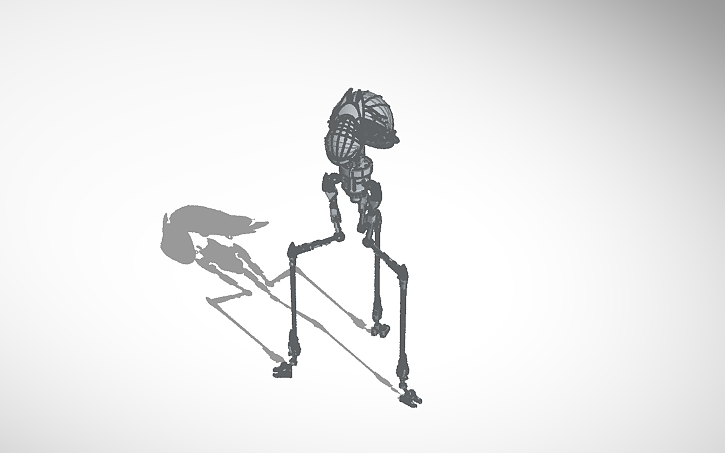 3D design Martian Spider / Iron Spider - Final Revamp - Tinkercad