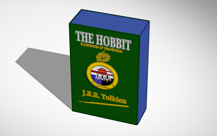 3D design The Hobbit Book - Tinkercad
