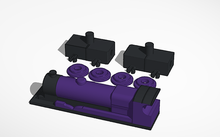 3D design Dave (wooden engine) - Tinkercad