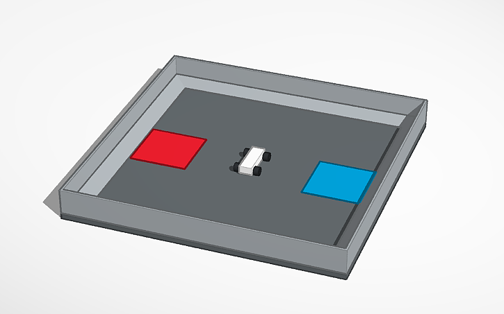 3D design Battle Bot base - Tinkercad