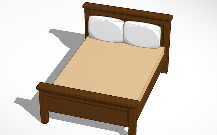 3D design Bed - Tinkercad