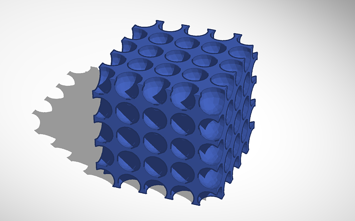 3D design CUBE - Tinkercad