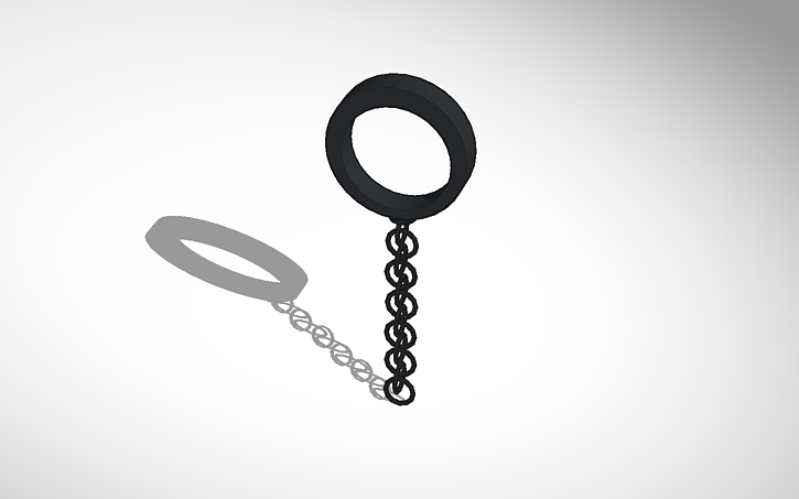 3D design Key chain - Tinkercad