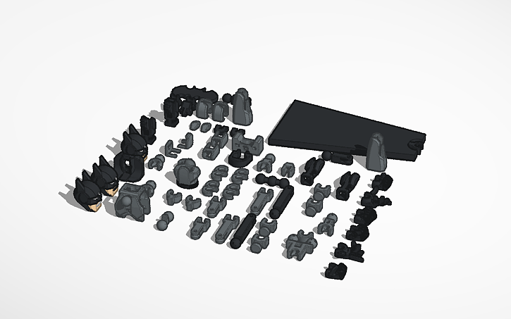 3D design batman - Tinkercad