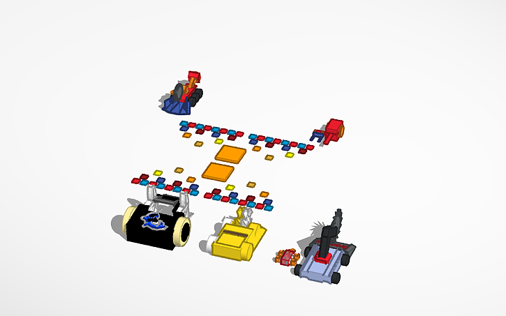 3D design Copy of Battle bots challenge - Tinkercad