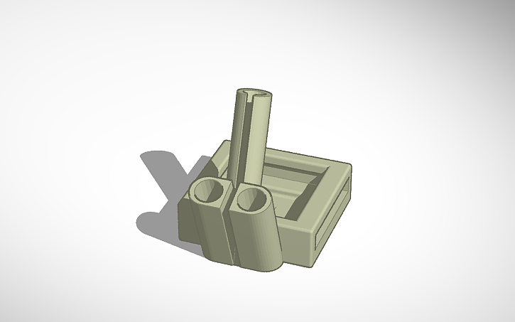 3D design AOS LR5 m8.2 and o3 antenna mount R - Tinkercad