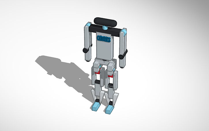 3D design Humanoid Robot - Tinkercad