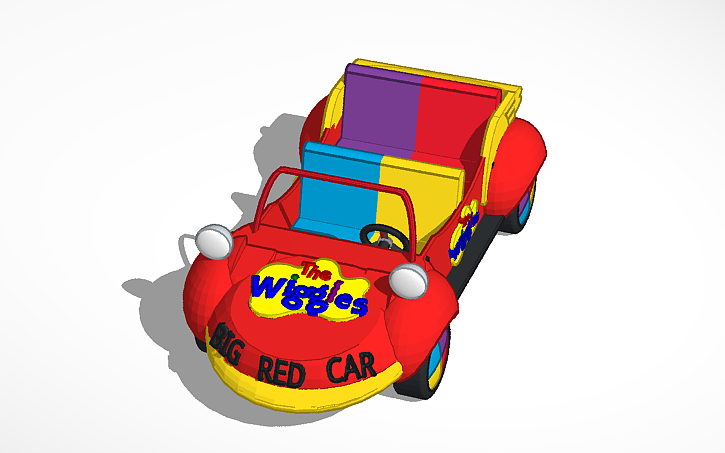 3D design The Big Red Car by Thomas the Tank Engine and Friends (remix ...