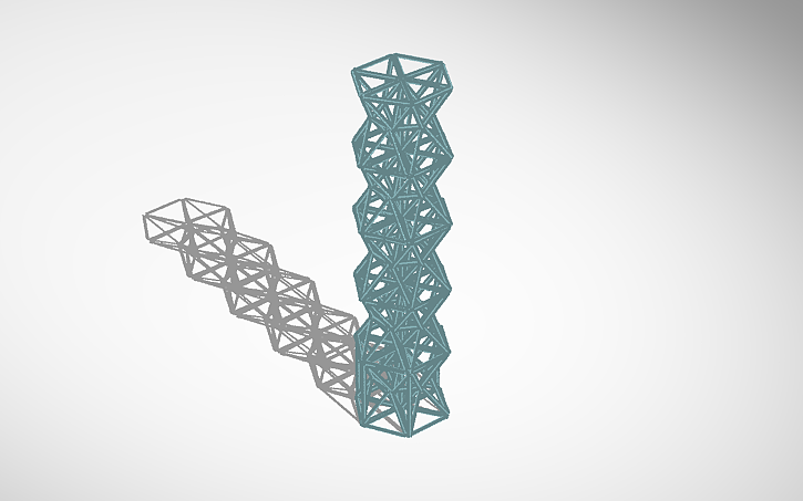 3D design Stick Tower - Tinkercad