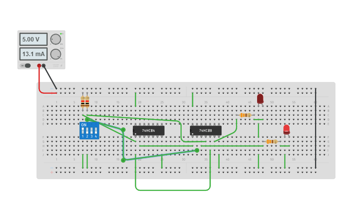Circuit design demultiplexer - Tinkercad