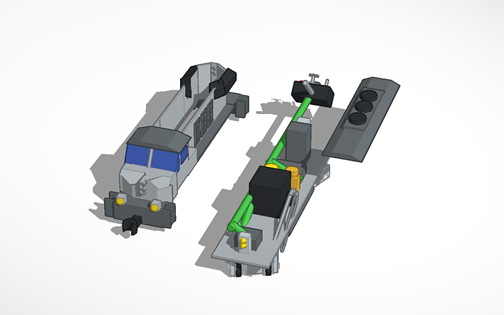 3D design train - Tinkercad
