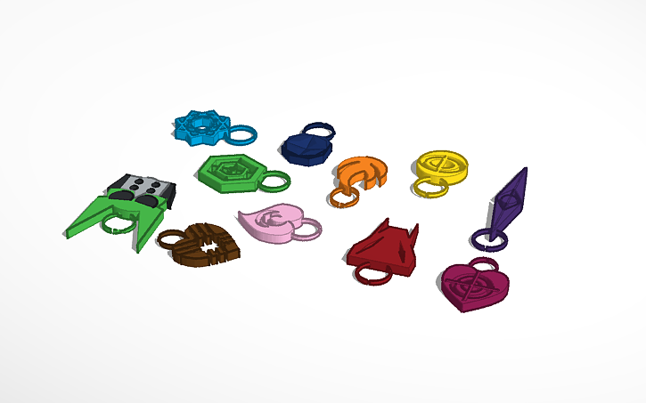 3D design keychains - Tinkercad