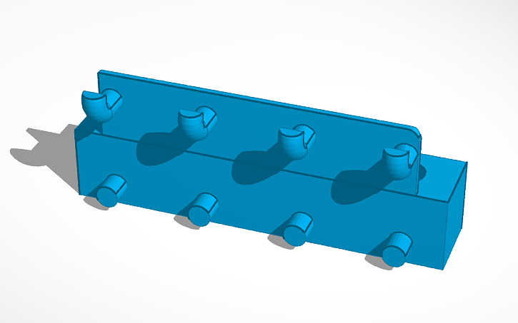 3D design Solde assist pegboard - Tinkercad
