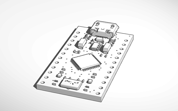 Arduino Pro Tinker Box 3D design arduino pro micro - Tinkercad