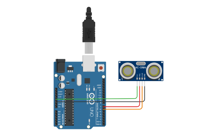 Circuit design distace for beginners - Tinkercad