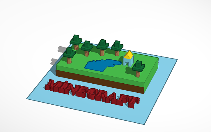 3D design Minecraft - Tinkercad
