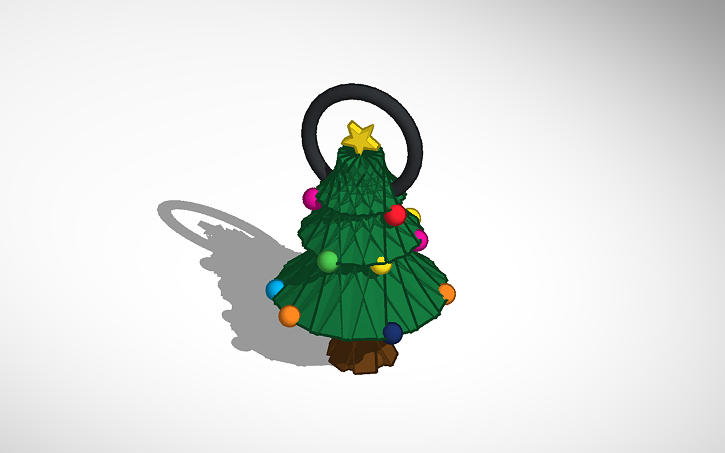3D design Christmas tree - Tinkercad