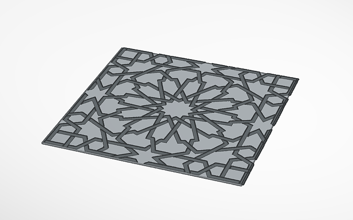 3D design Rug - Tinkercad