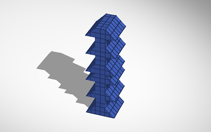 3D design tower of 685 - Tinkercad