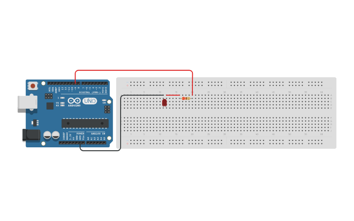 Circuit design Basic PWM-LED-Control - Tinkercad