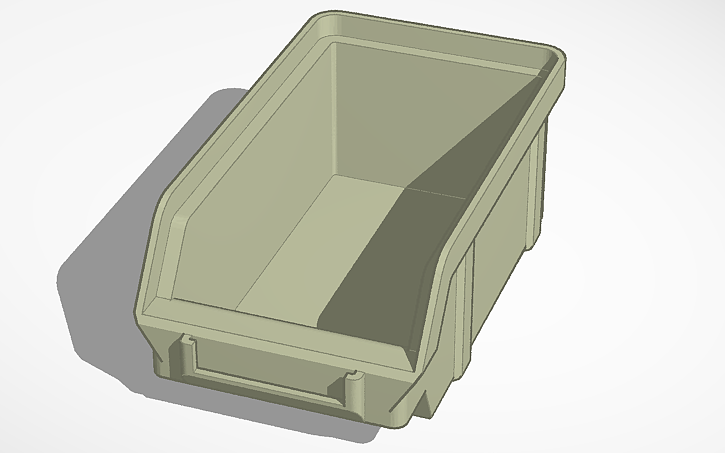 Product Design Stackable Render 3D design Stackable storage containers - Tinkercad