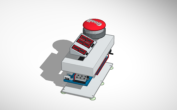 3D design exploded view - Tinkercad