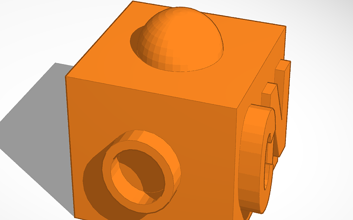 3D design FIDGET CUBE #1 - Tinkercad
