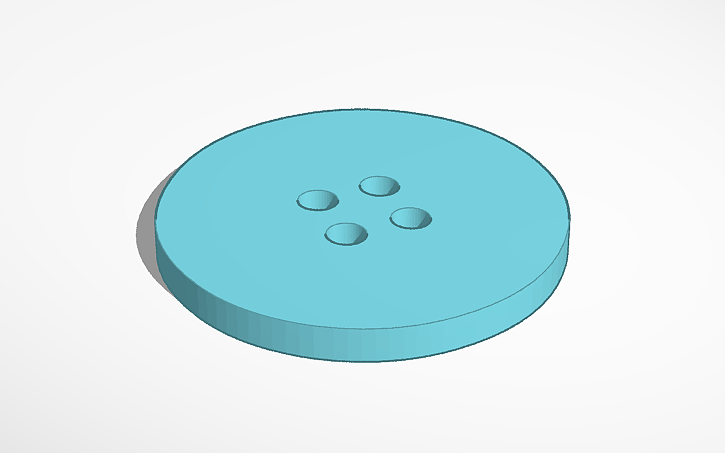 3D design Button - Tinkercad