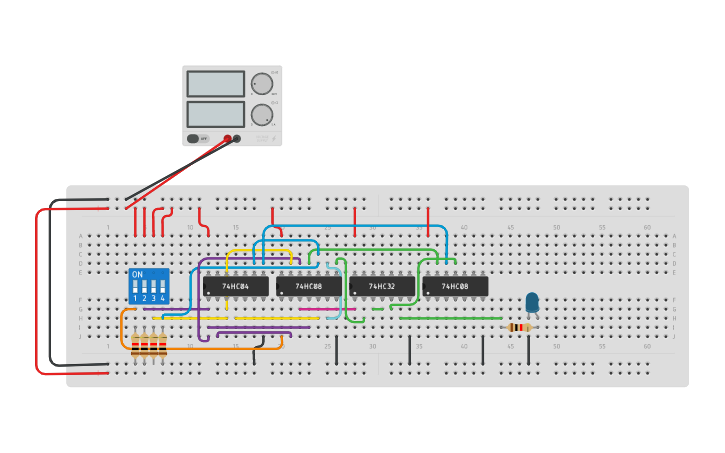 Circuit design Problem # 1 Circuit - Tinkercad