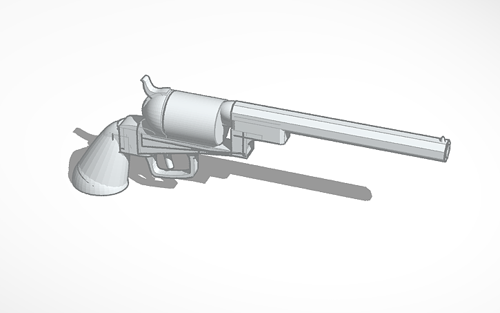 3D design Replica de revolver navy - Tinkercad