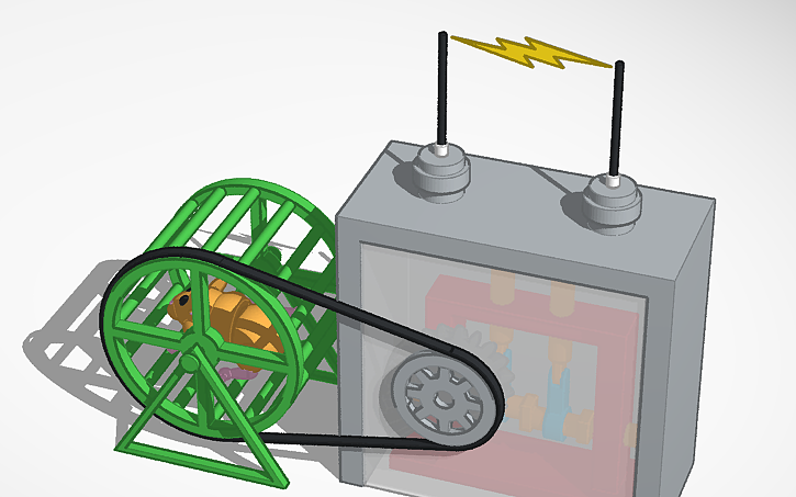 3D design The hamster who powers the Tinkercad database generators ...