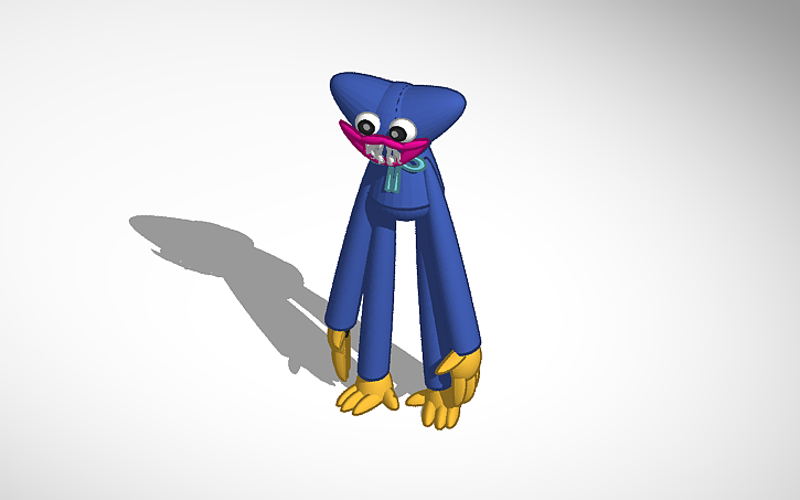 3D Design Huggy Wuggy Tinkercad 3d-design-huggy-wuggy-tinkercad