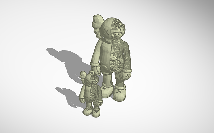 3D design Kaws - Tinkercad